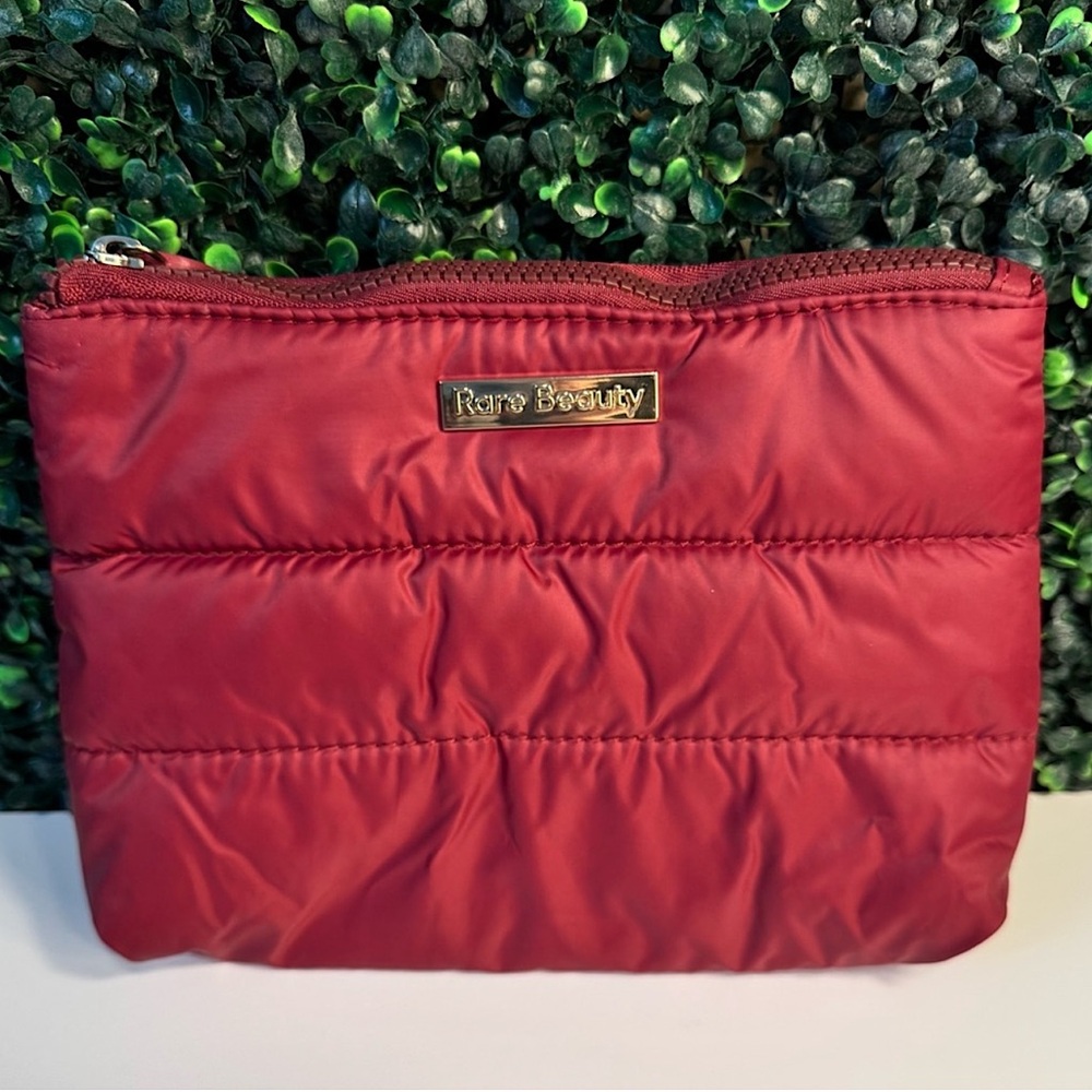 Rare Beauty Puffy Makeup Bag - Sultry Berry x Only Murders in the Building New